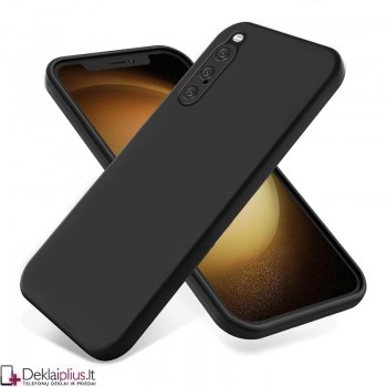 Liquid Air silikoninis juodas dėklas - su kameros apsauga (Sony Xperia 10 V) Liquid Air silikoninis juodas dėklas - su kameros apsauga (Sony Xperia 10 V)